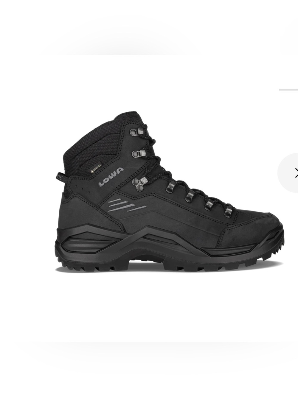 Lowa Men's Black All-Terrain Waterproof Hiking Boots Men’s 11.5 US